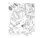 Whirlpool WED9400SB0 bulkhead parts diagram