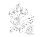 Maytag MED5921TW0 bulkhead parts, optional parts (not included) diagram