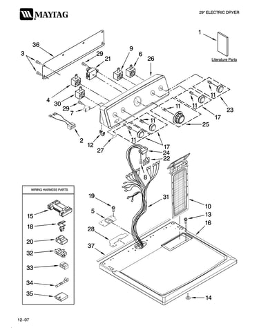 Top and console parts