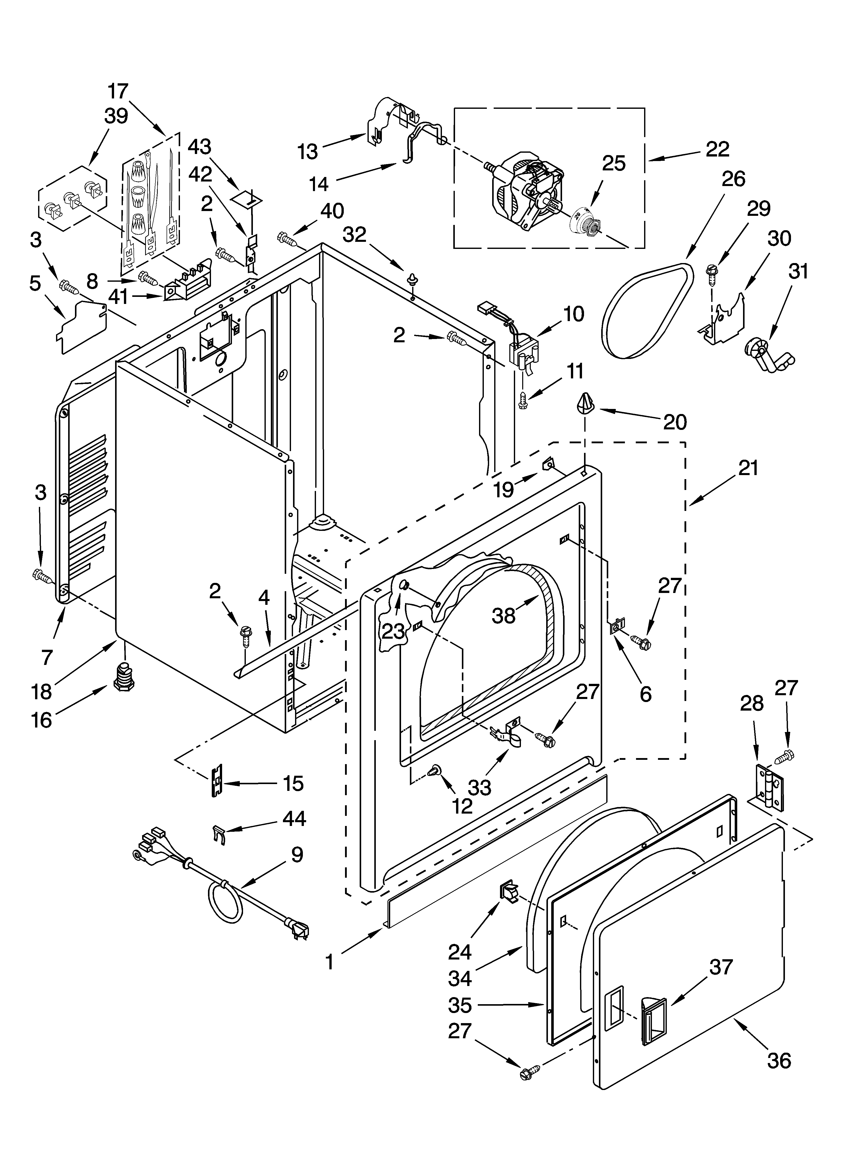 Cabinet parts
