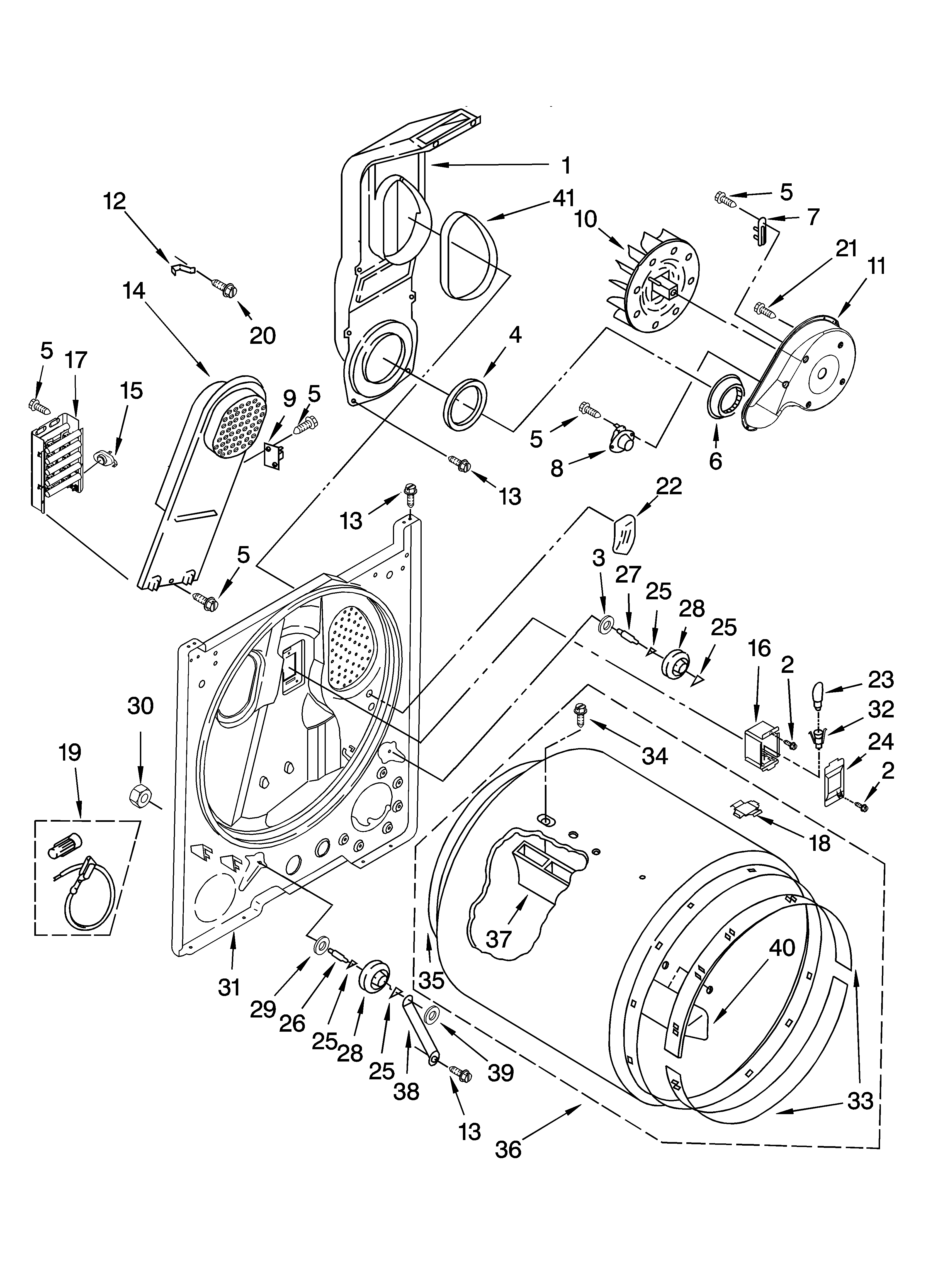Bulkhead parts, optional parts (not included)