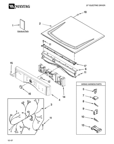 Top and console parts