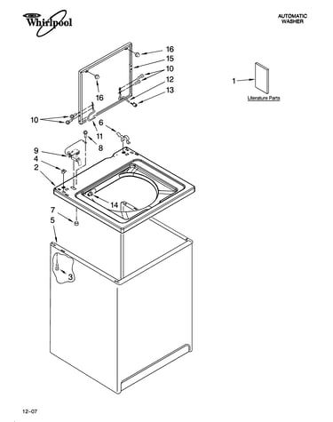 Top and cabinet parts