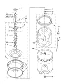 Agitator, basket and tub parts