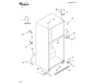 Whirlpool ET1LFKXKQ08 cabinet parts diagram