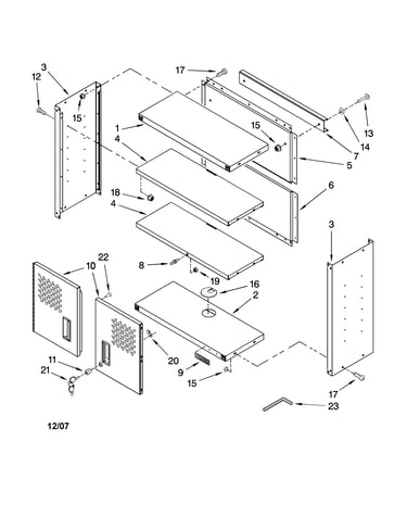 28`` wall gearbox parts