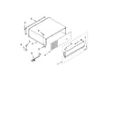 KitchenAid KBFC42FTS02 top grille and unit cover parts diagram