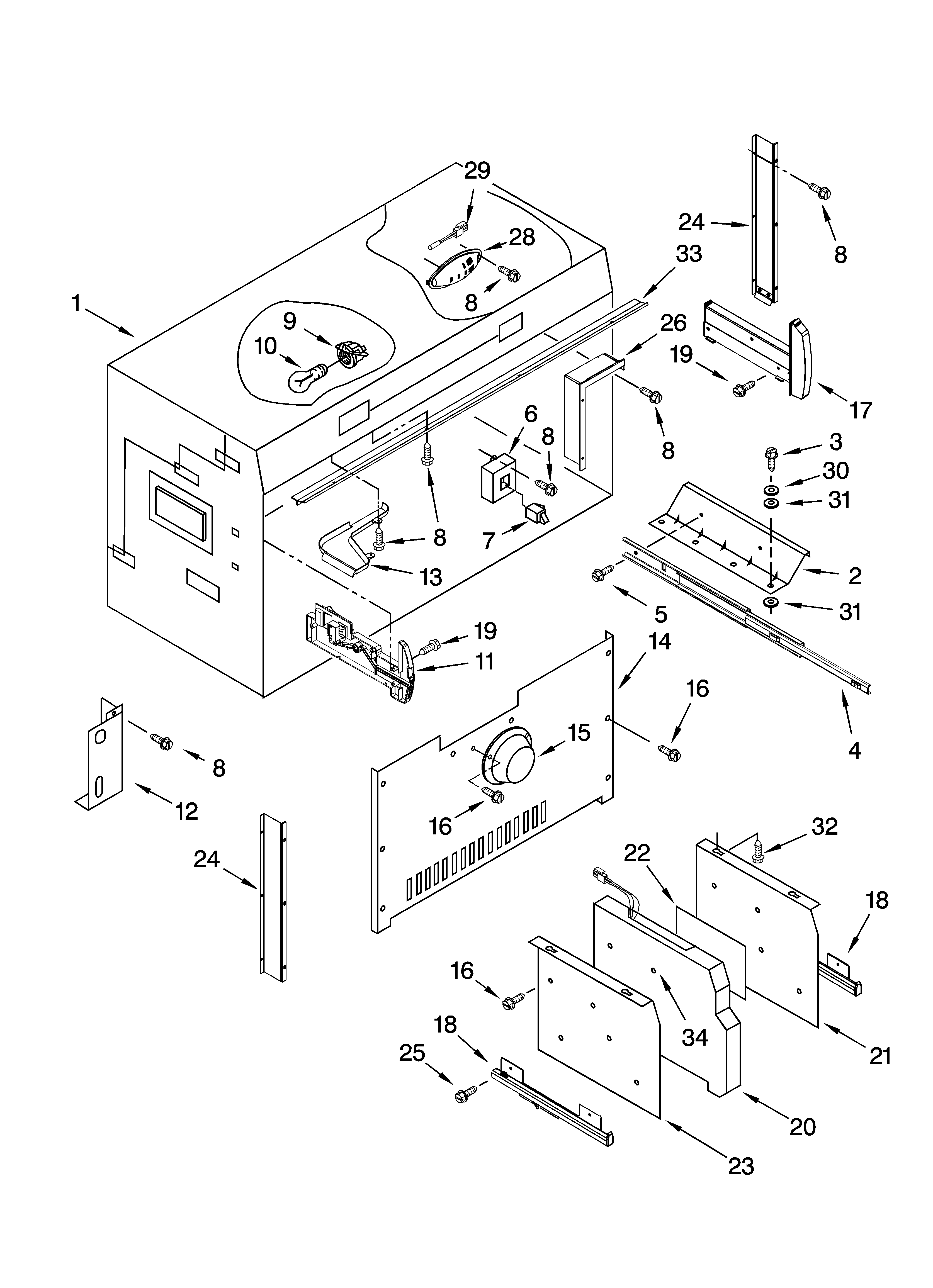 Freezer liner parts