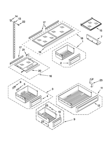 Shelf parts