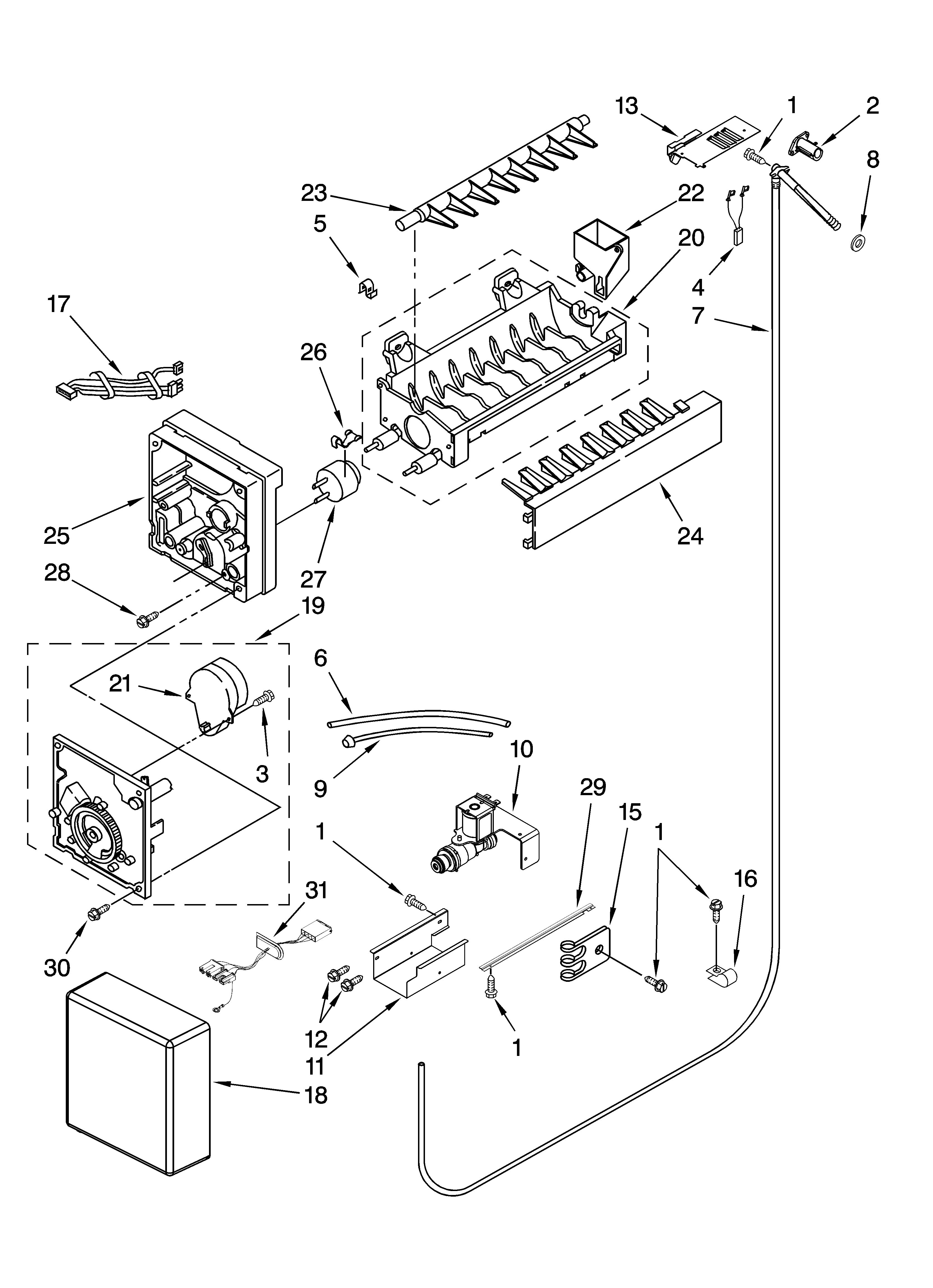 Icemaker parts
