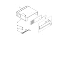 KitchenAid KSSC48QTS00 top grille and unit cover parts diagram