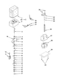 Motor and ice container parts