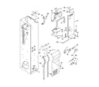 KitchenAid KSSO36FTX00 freezer liner and air flow parts diagram