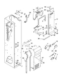 Freezer liner and air flow parts