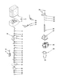 Motor and ice container parts