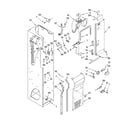 KitchenAid KSSO42QTX02 freezer liner and air flow parts diagram