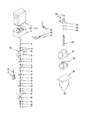 Motor and ice container parts