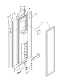 Freezer door parts