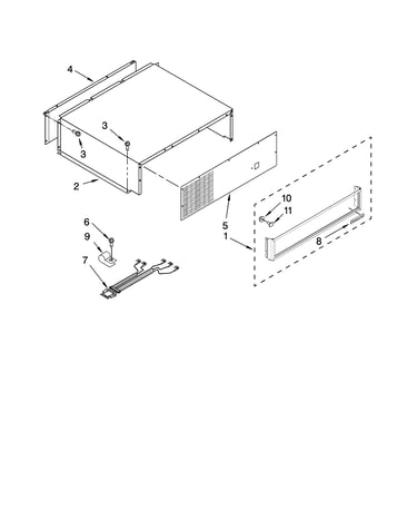 Top grille and unit cover parts