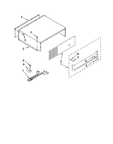 Top grille and unit cover parts