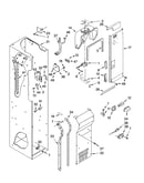 Freezer liner and air flow parts