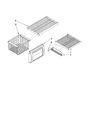 Freezer shelf parts