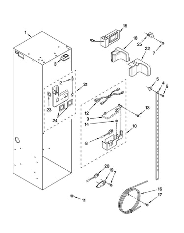 Refrigerator liner parts