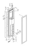 Freezer door parts