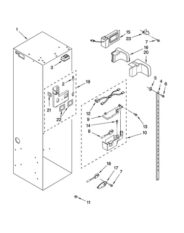 Refrigerator liner parts