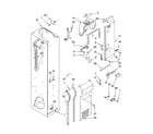 KitchenAid KSSS42FTX02 freezer liner and air flow parts diagram