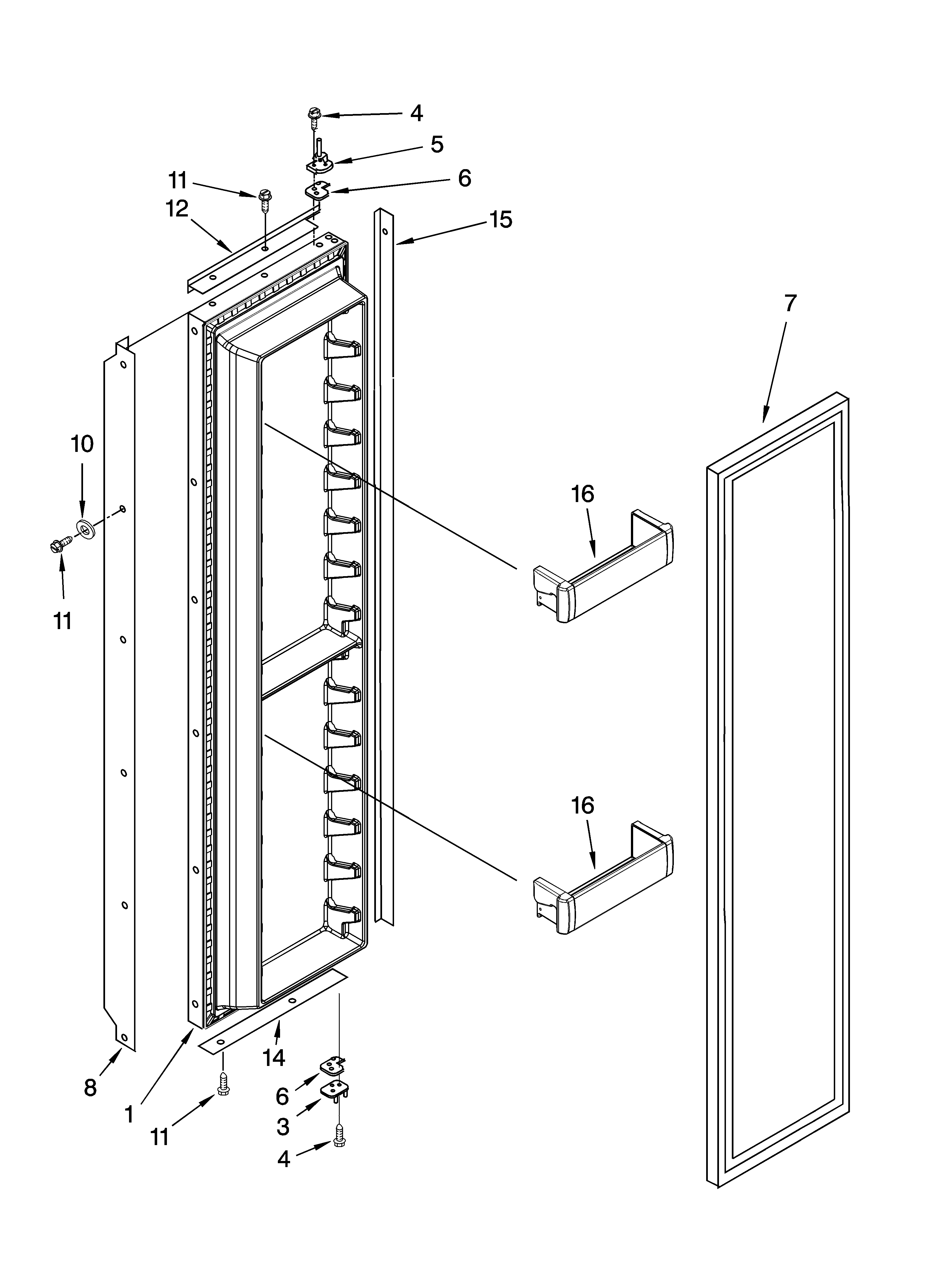 FREEZER DOOR PARTS