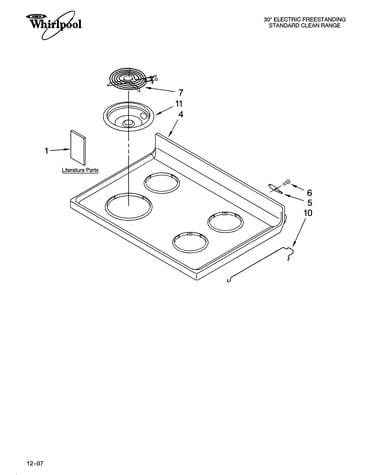 Cooktop parts