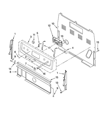 Control panel parts