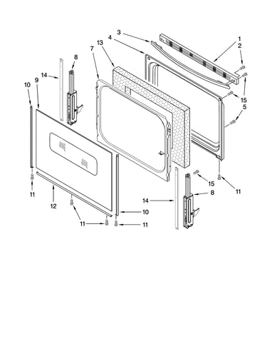 Door parts, optional parts (not included)