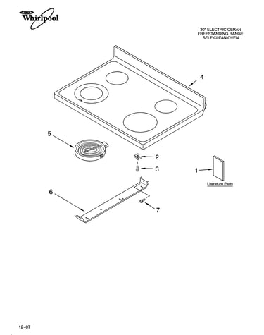 Cooktop parts