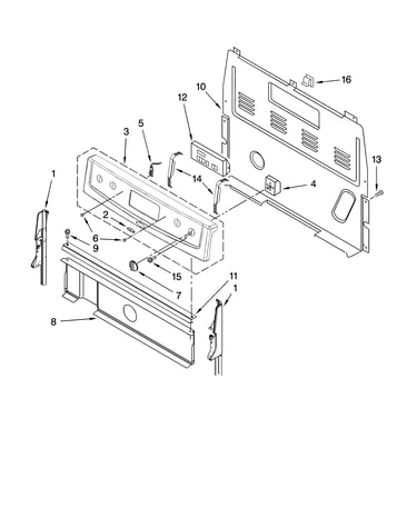 Control panel parts
