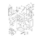Whirlpool RF362LXTB3 chassis parts diagram