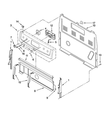 Control panel parts