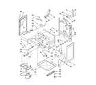 Whirlpool RF462LXSQ4 chassis parts diagram