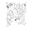 Whirlpool WGD9500TC0 bulkhead parts diagram