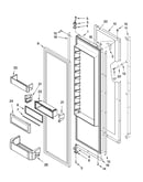 Refrigerator door parts