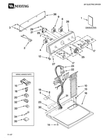 Top and console parts