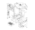 Maytag MED5821TW0 cabinet parts diagram