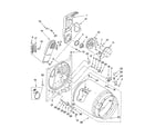 Maytag MED5821TW0 bulkhead parts, optional parts (not included) diagram