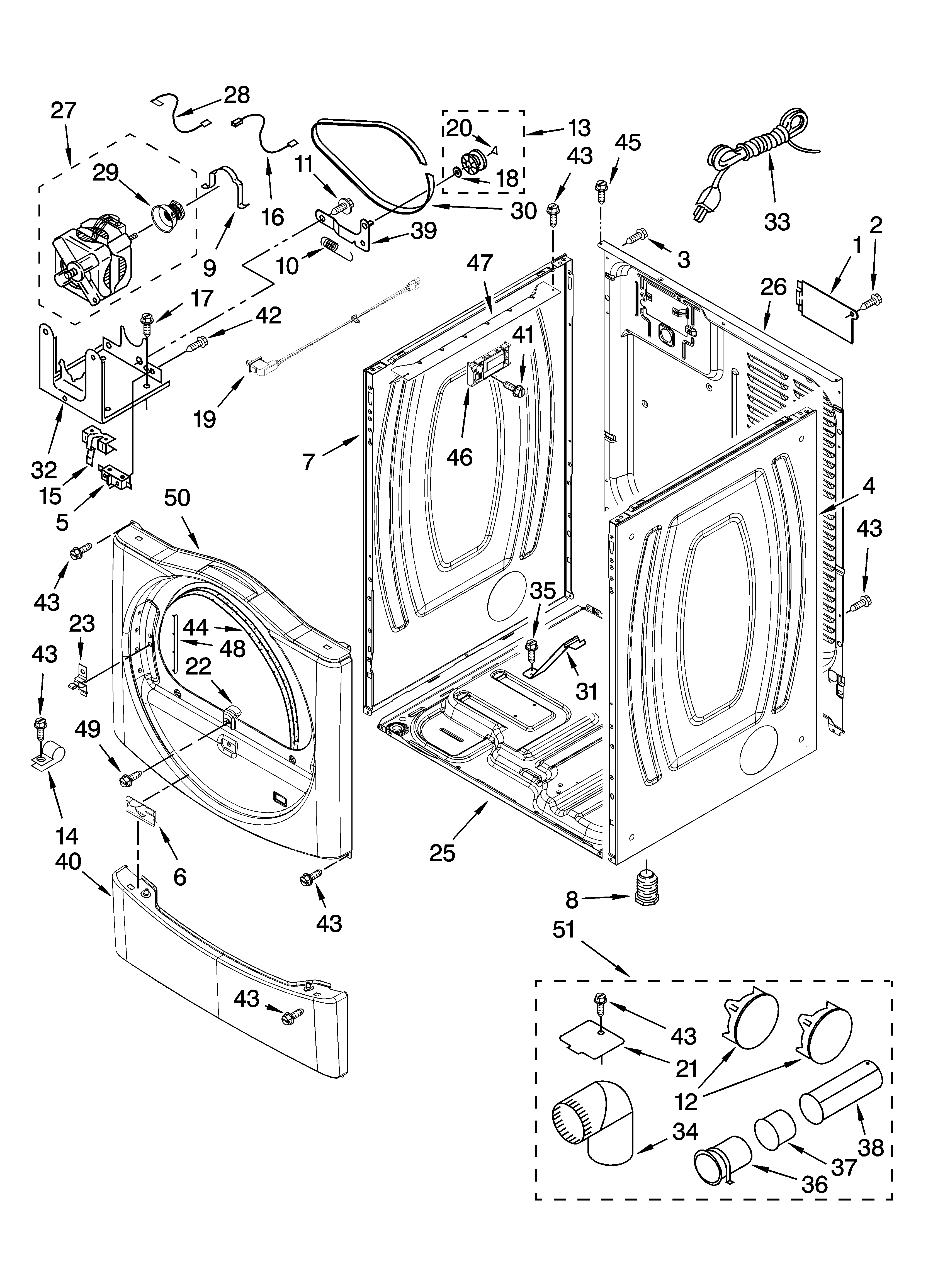 Cabinet parts
