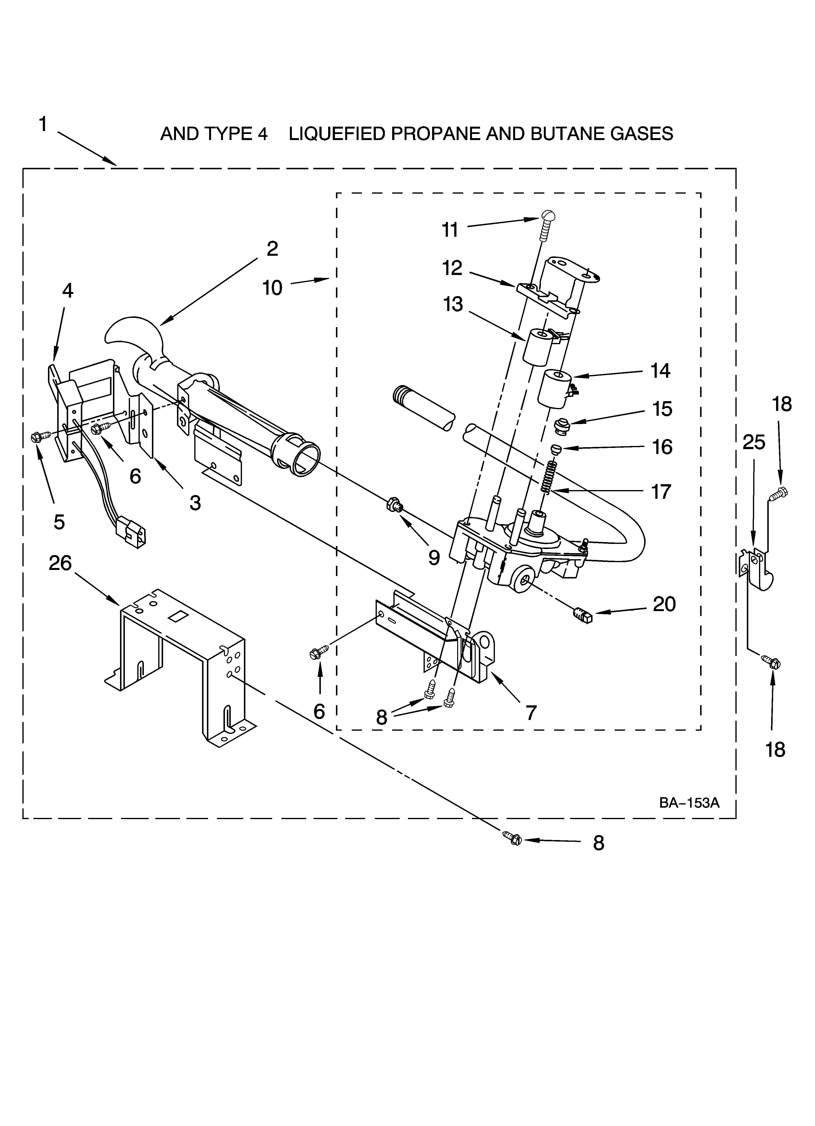 8576353 BURNER ASSEMBLY