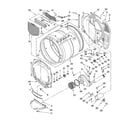 Whirlpool 7MWGD8500SR2 bulkhead parts diagram