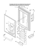 Refrigerator door parts