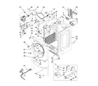 Whirlpool WED9500TW0 cabinet parts diagram
