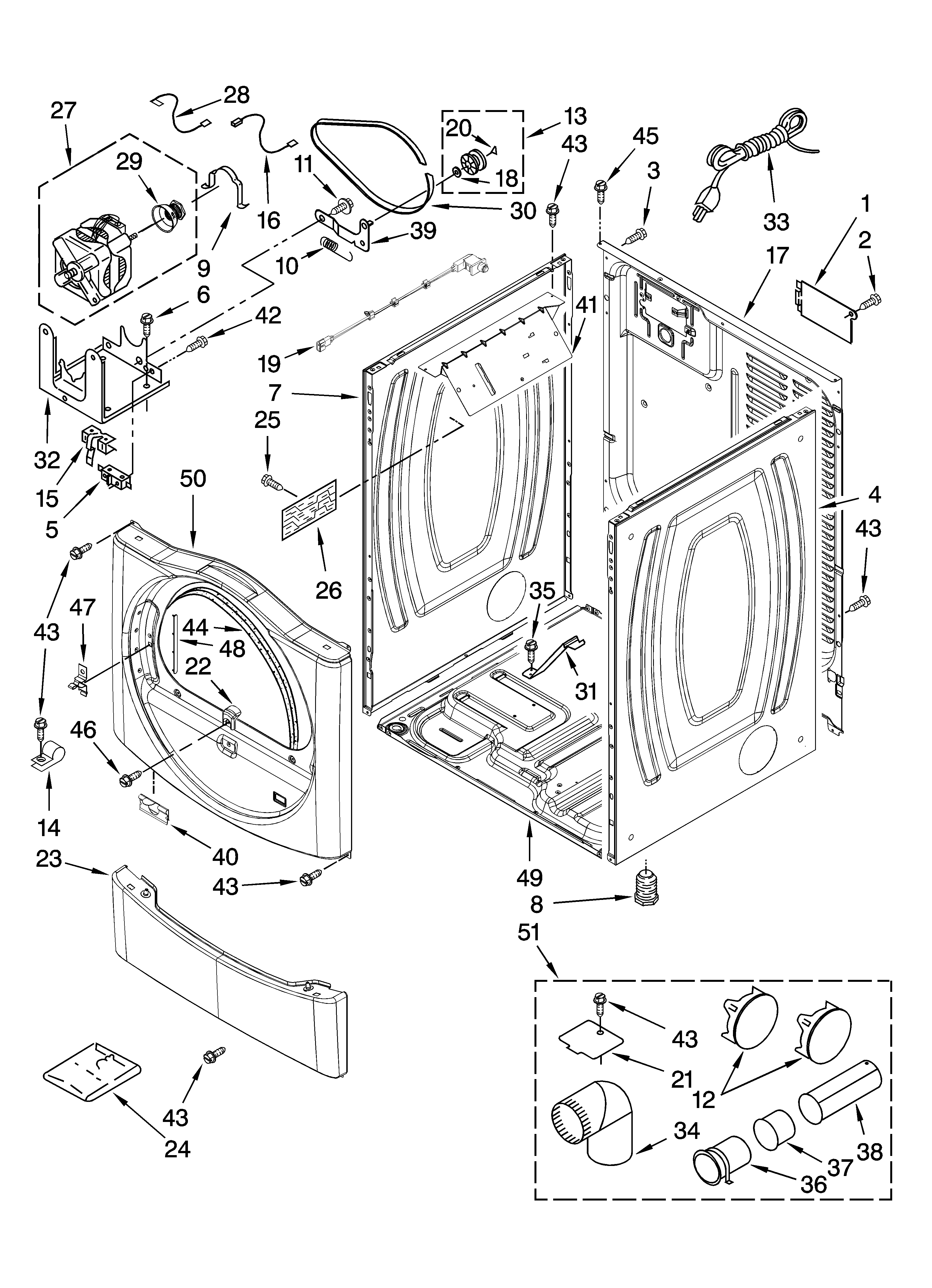 Cabinet parts